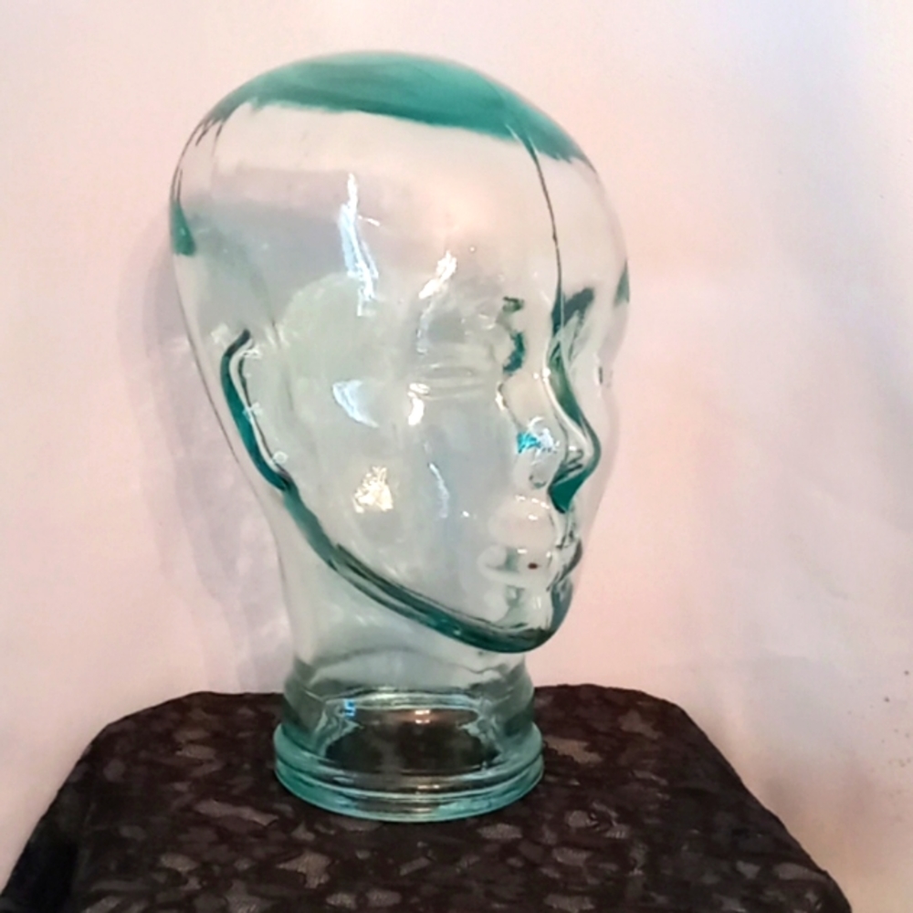 San Miguel Green Glass Head
